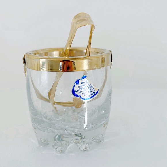 Vintage mini ice bucket cocktail glasses - Picture 5 of 6